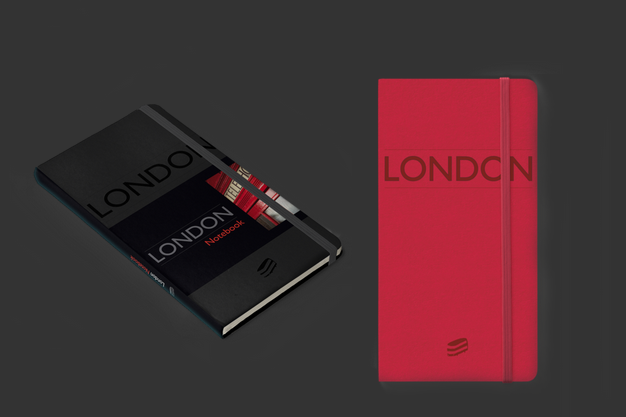 Black and Red London Notebooks by Sime Books infinitely customisable, these notebooks will be admired by everyone!